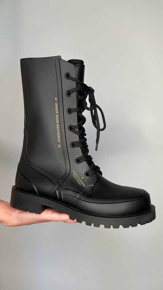 Rain/Combat Logo Boots - 8