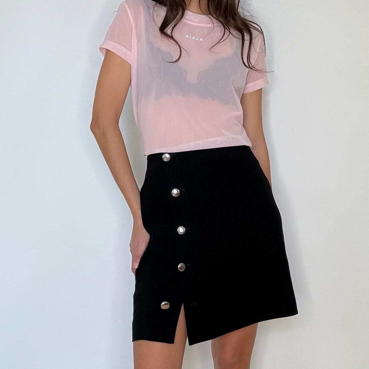 Black Mini Skirt - XS