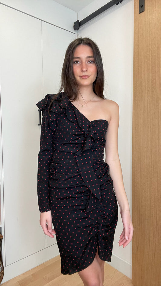 Black Silk Dress - 4