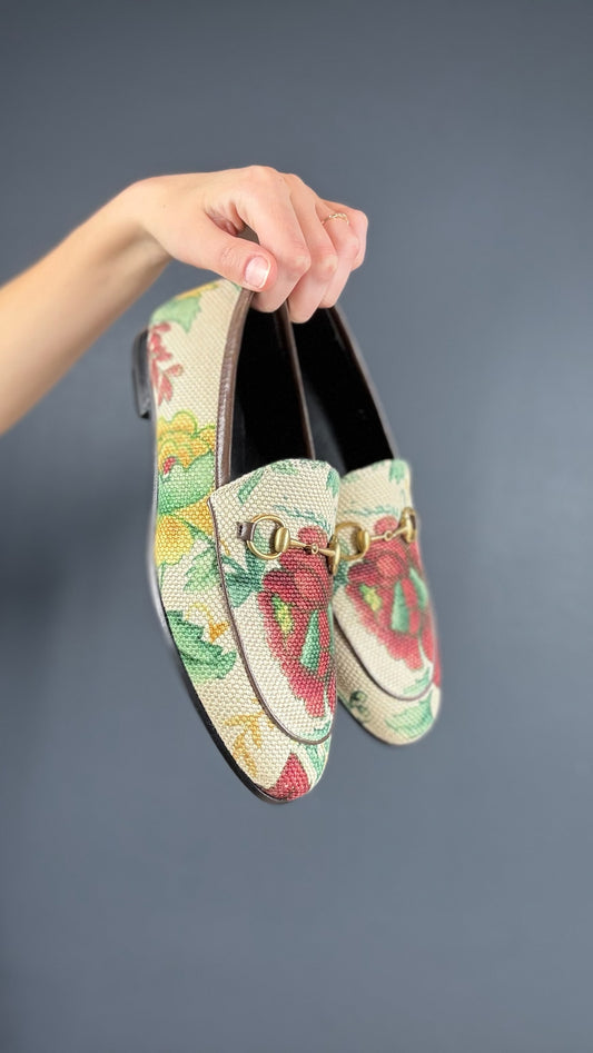 Gucci Floral Loafers - 6