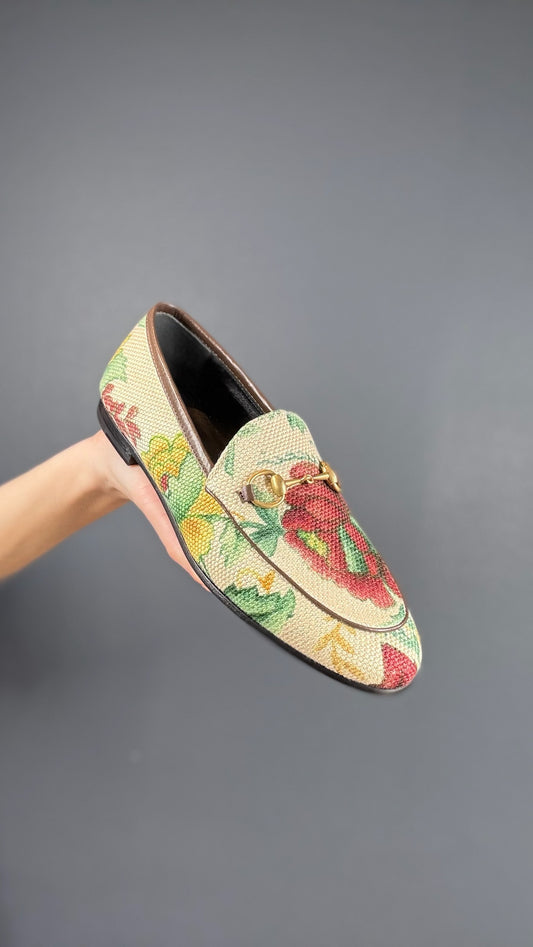 Gucci Floral Loafers - 6