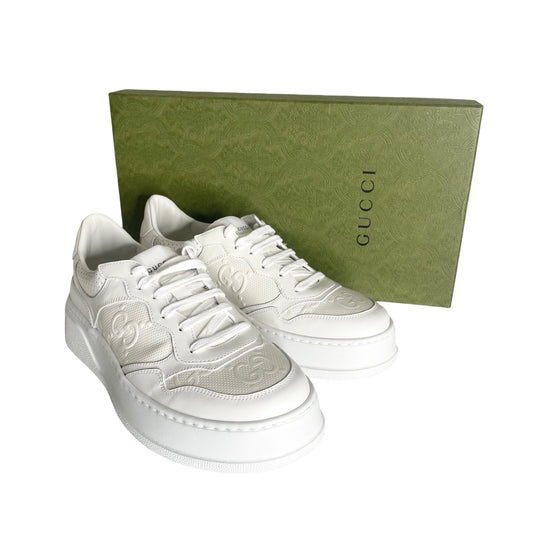 White Logo Sneakers -  10.5