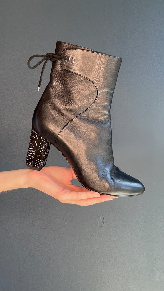 Christian Dior Studded Heel Boots - 40.5