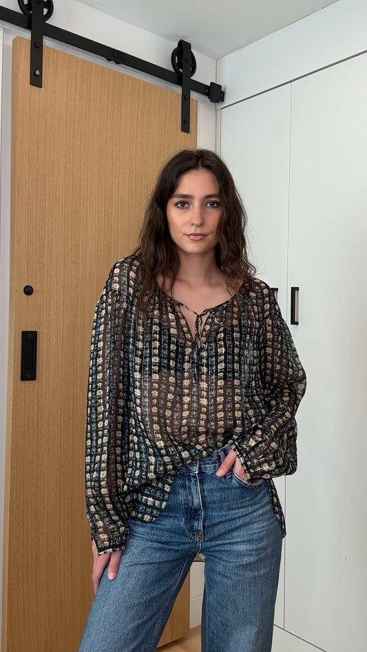 Floral Blouse - M