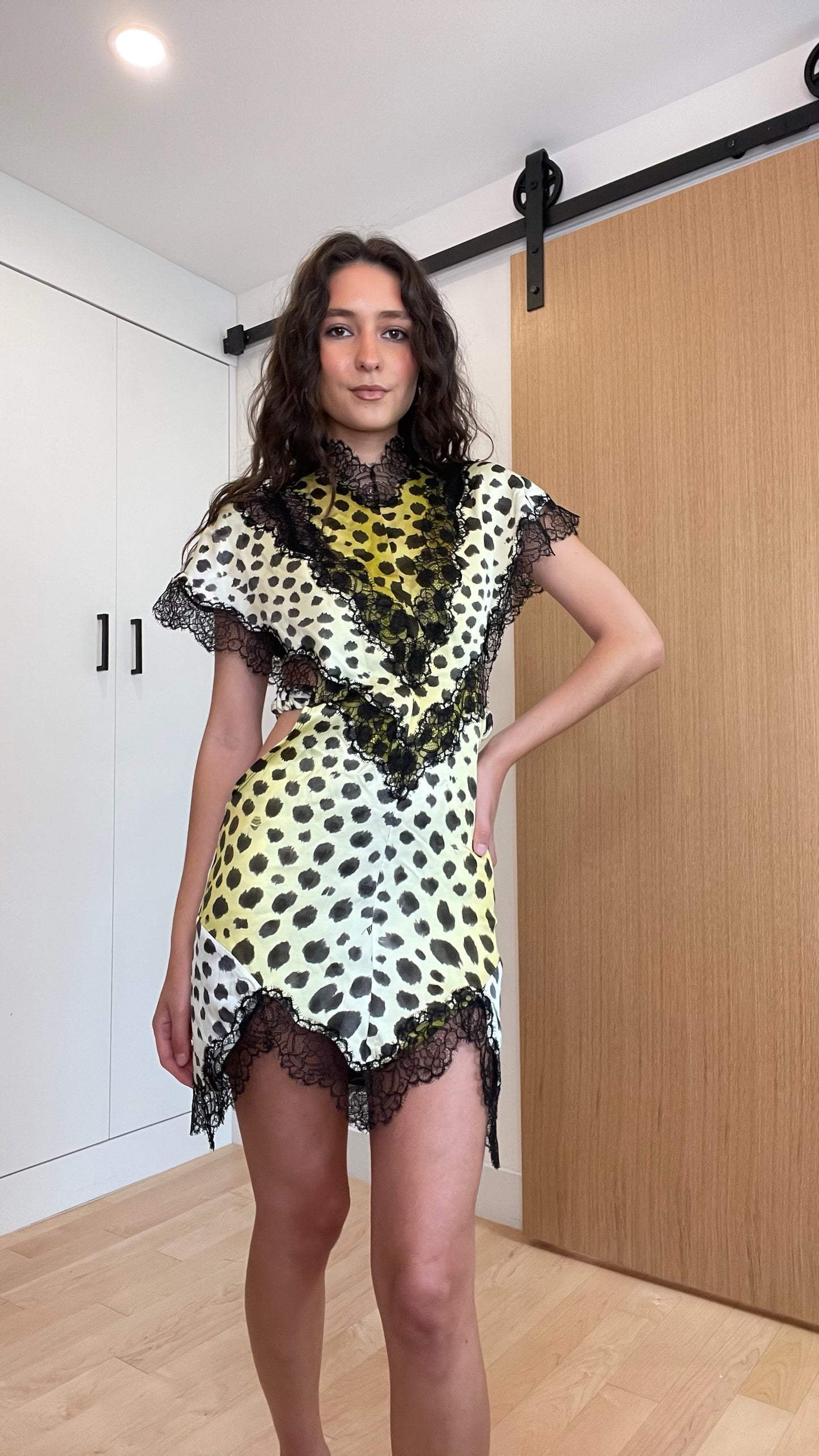 Cheetah Print Dress - S