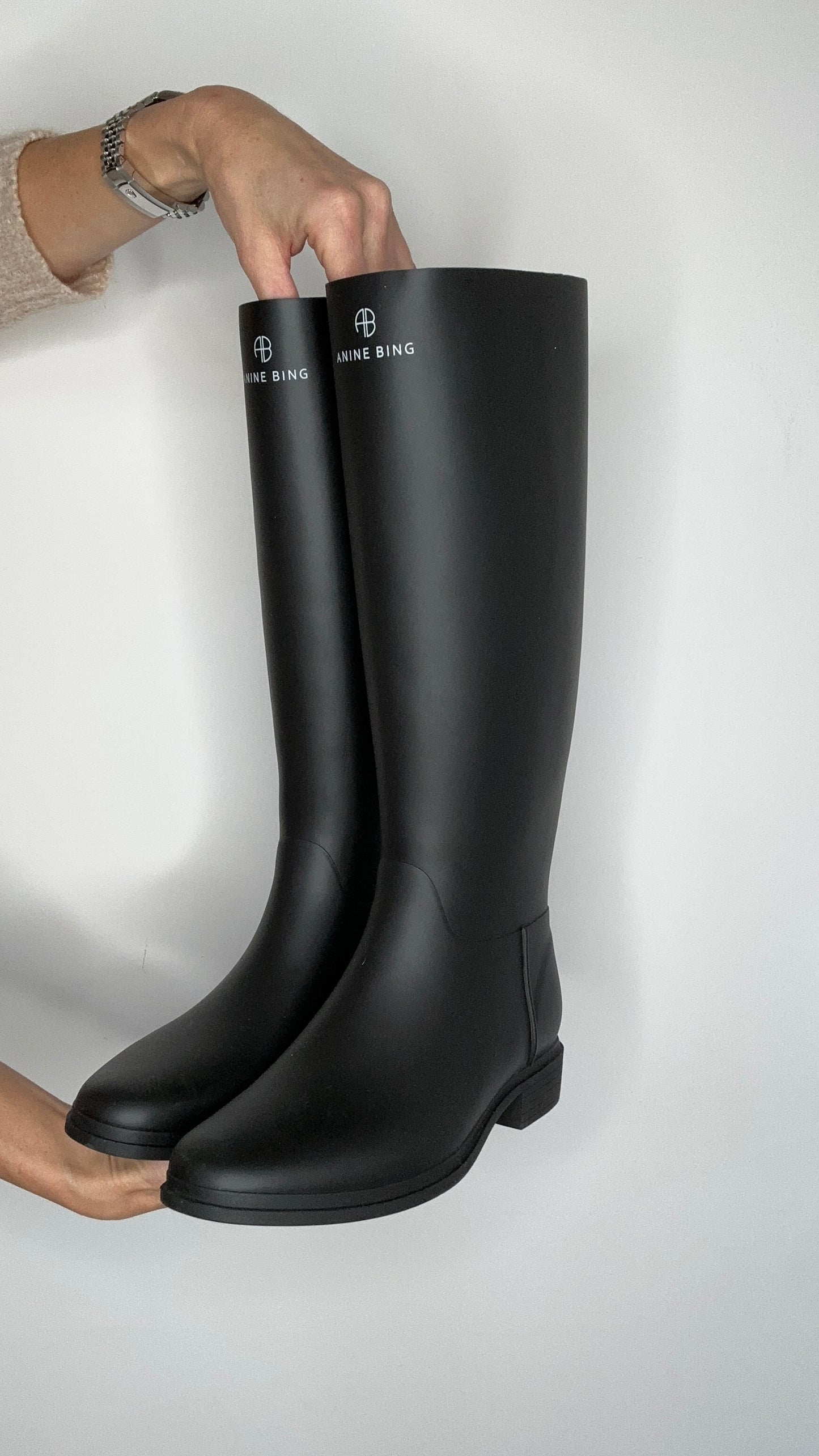 Logo Black Rain Boots - 6