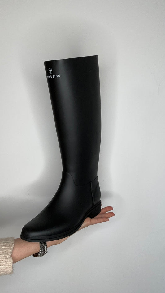 Logo Black Rain Boots - 6