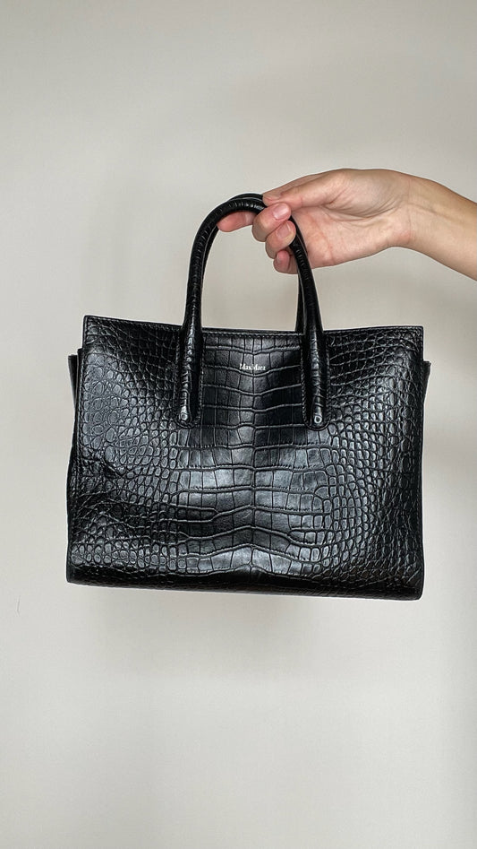 Croc Embossed Bag