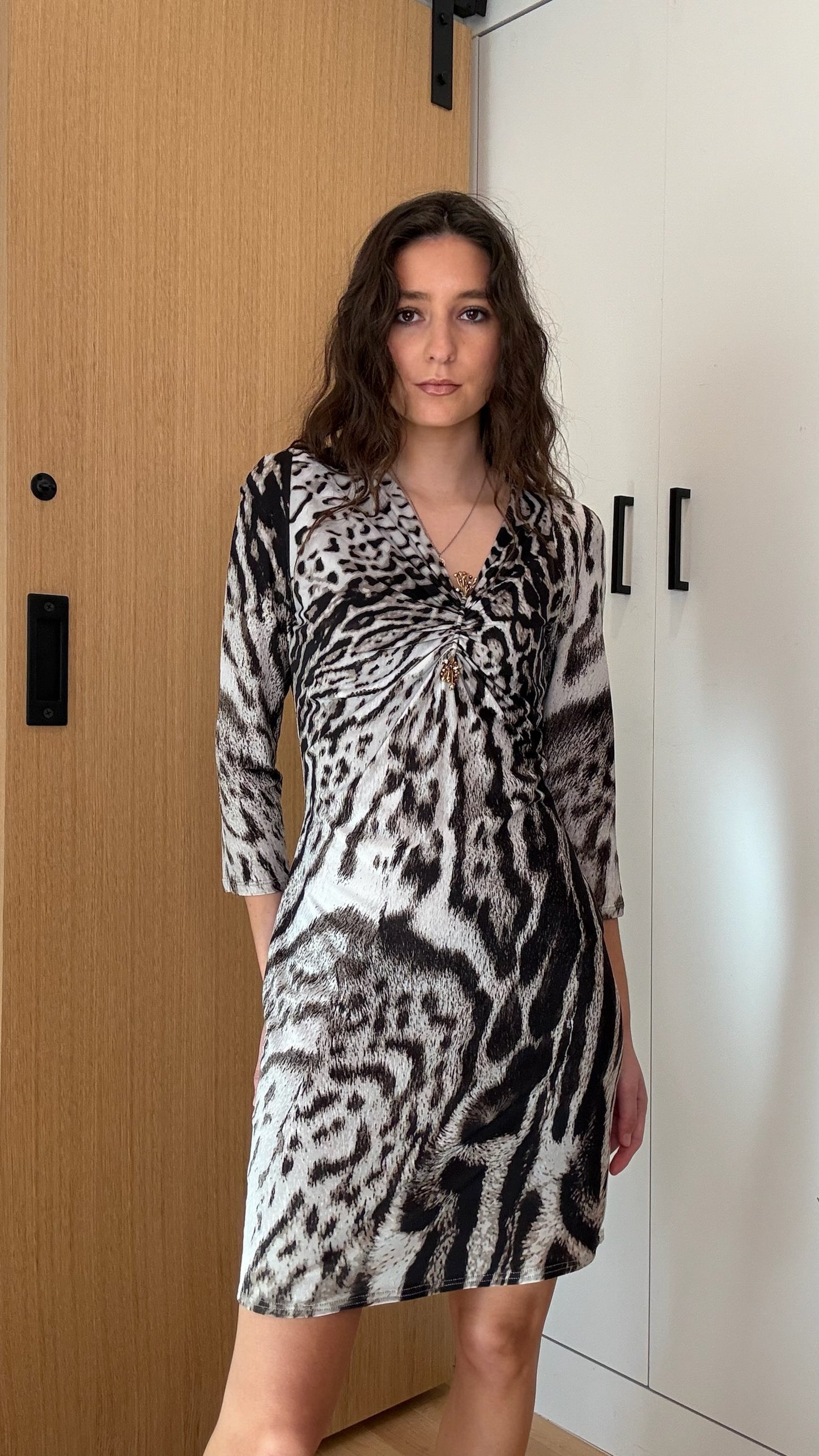 Animal Print Dress - M