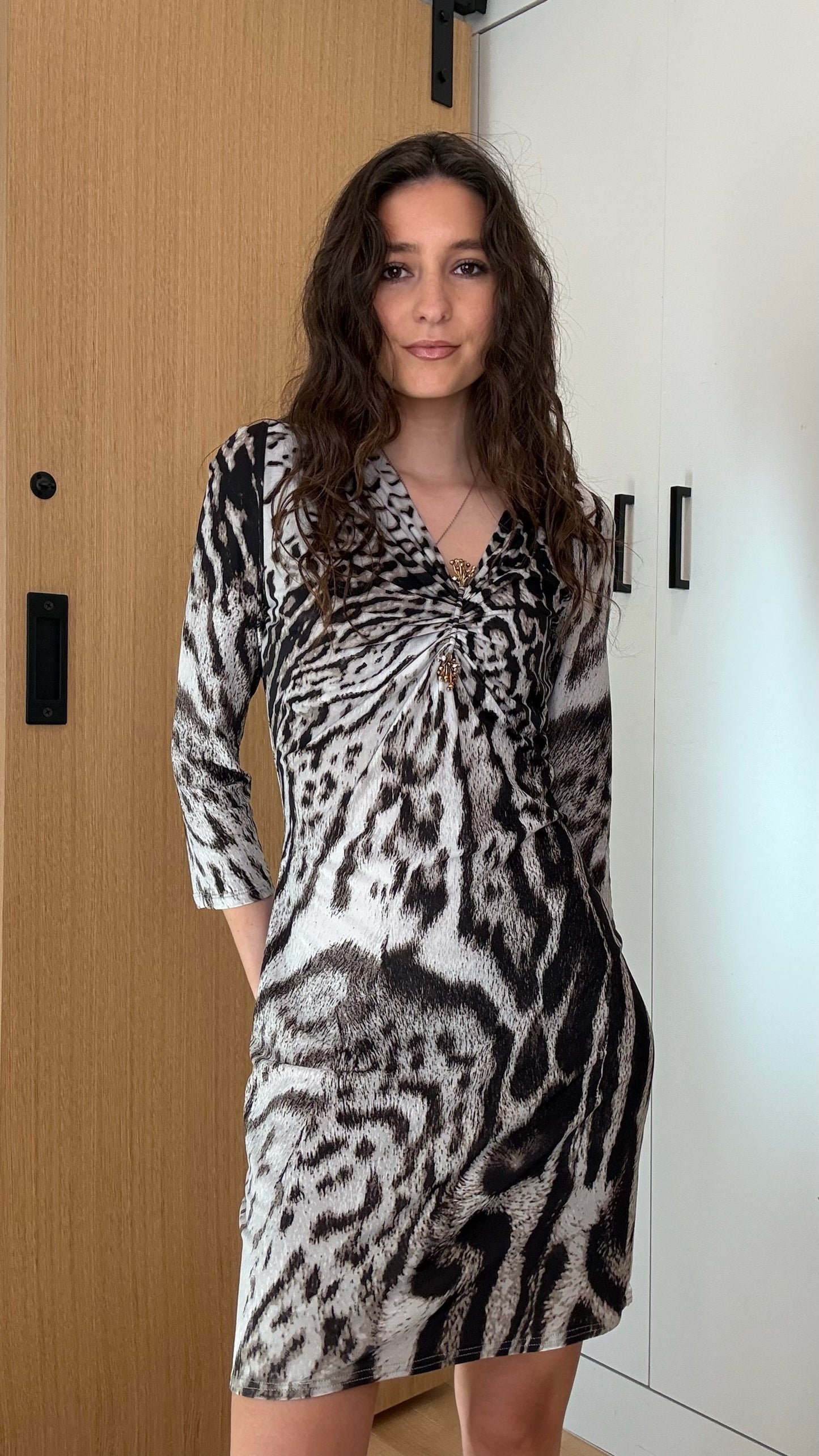 Animal Print Dress - M