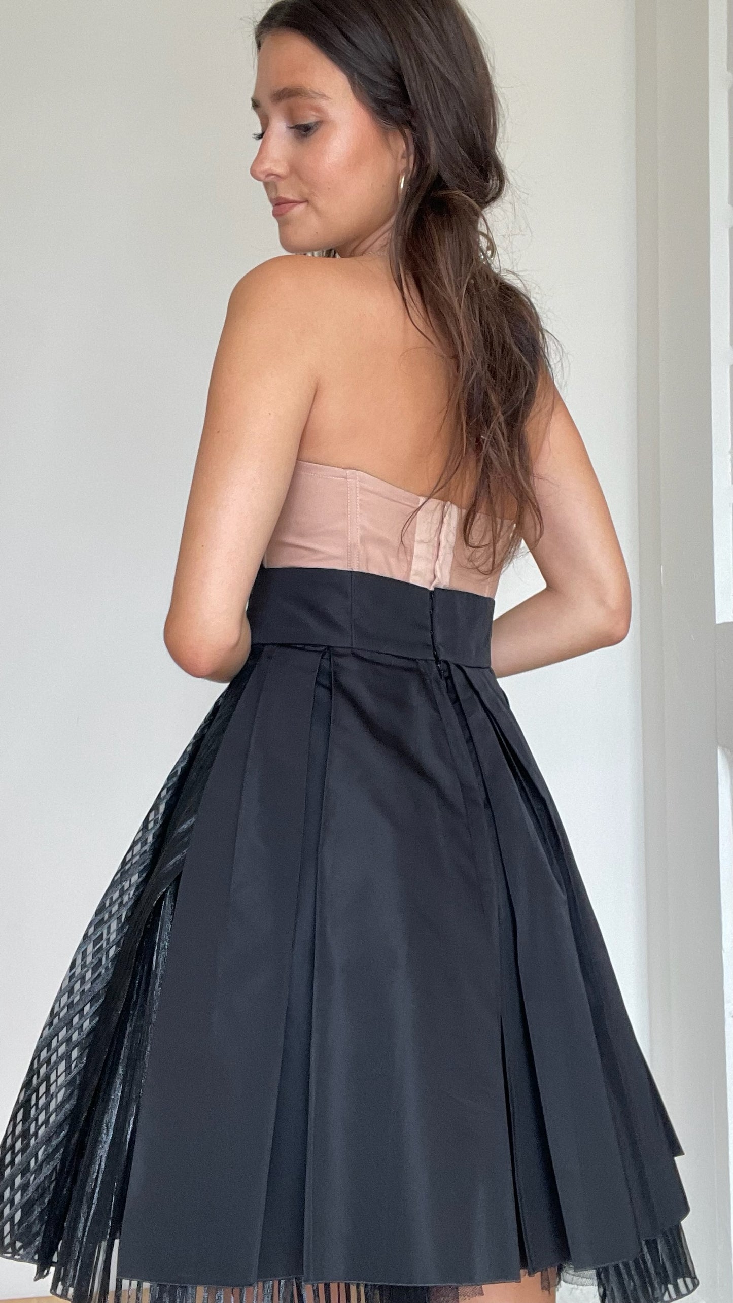 Black Bustier Dress - S
