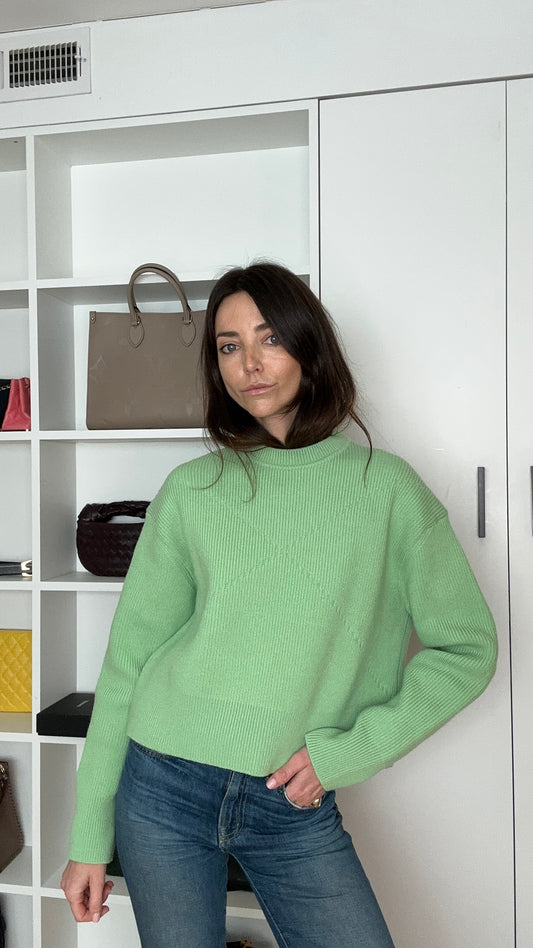 Green Cashmere Sweater - S/L