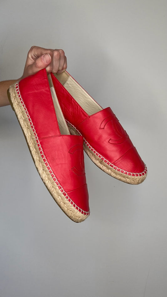 Red Logo Espadrilles - 11