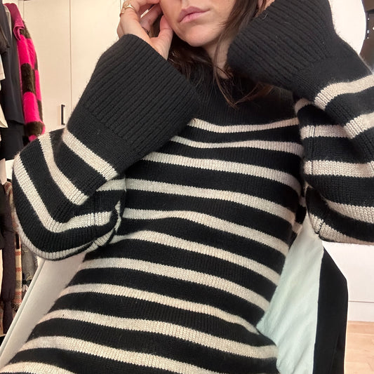 Striped Cashmere Sweater - S