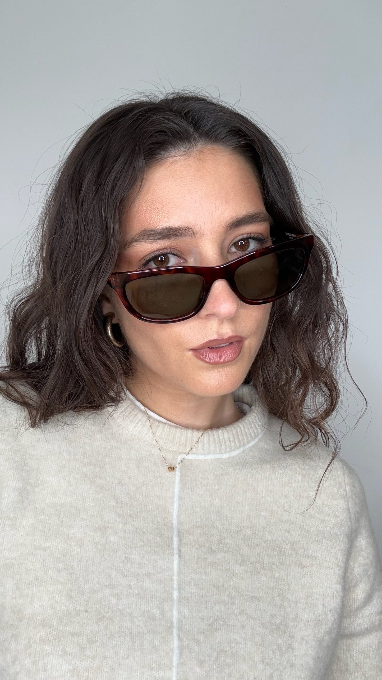 Brown Logo Sunglasses