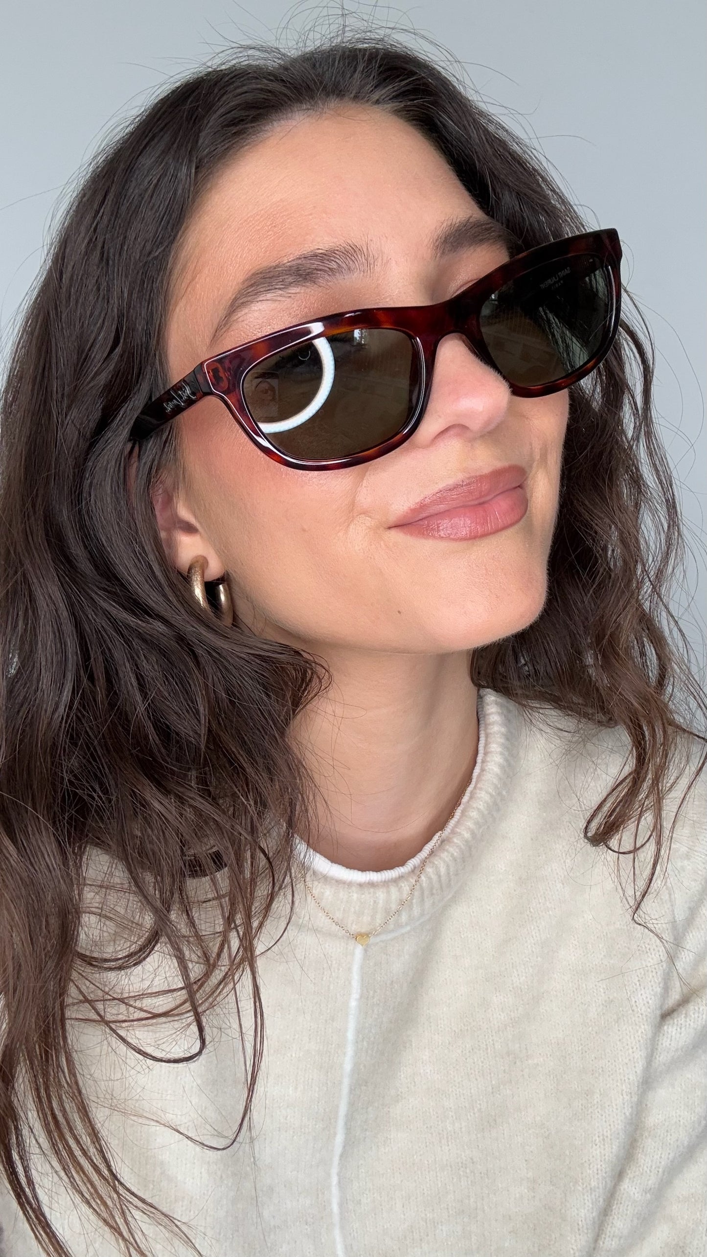 Brown Logo Sunglasses