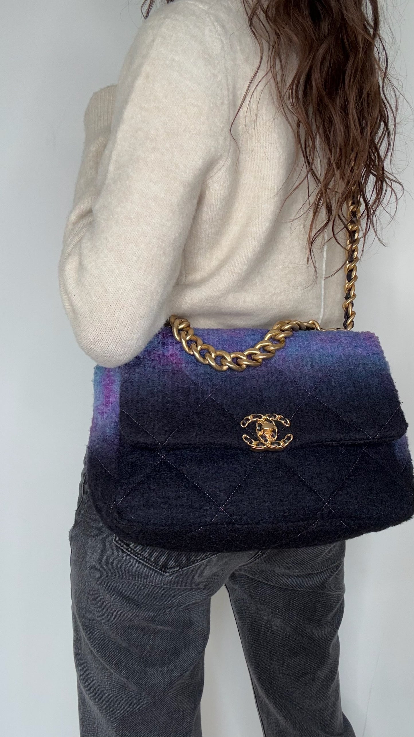 Ombre Tweed 19 Bag