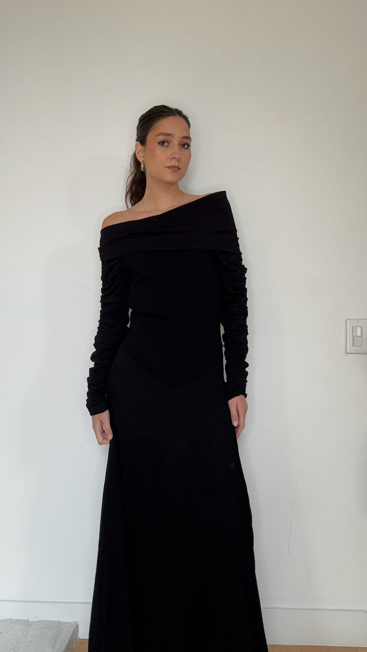 Black Long Dress - XL