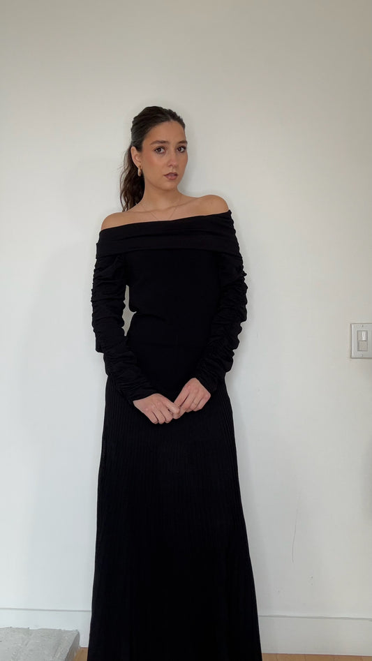 Black Long Dress - XL