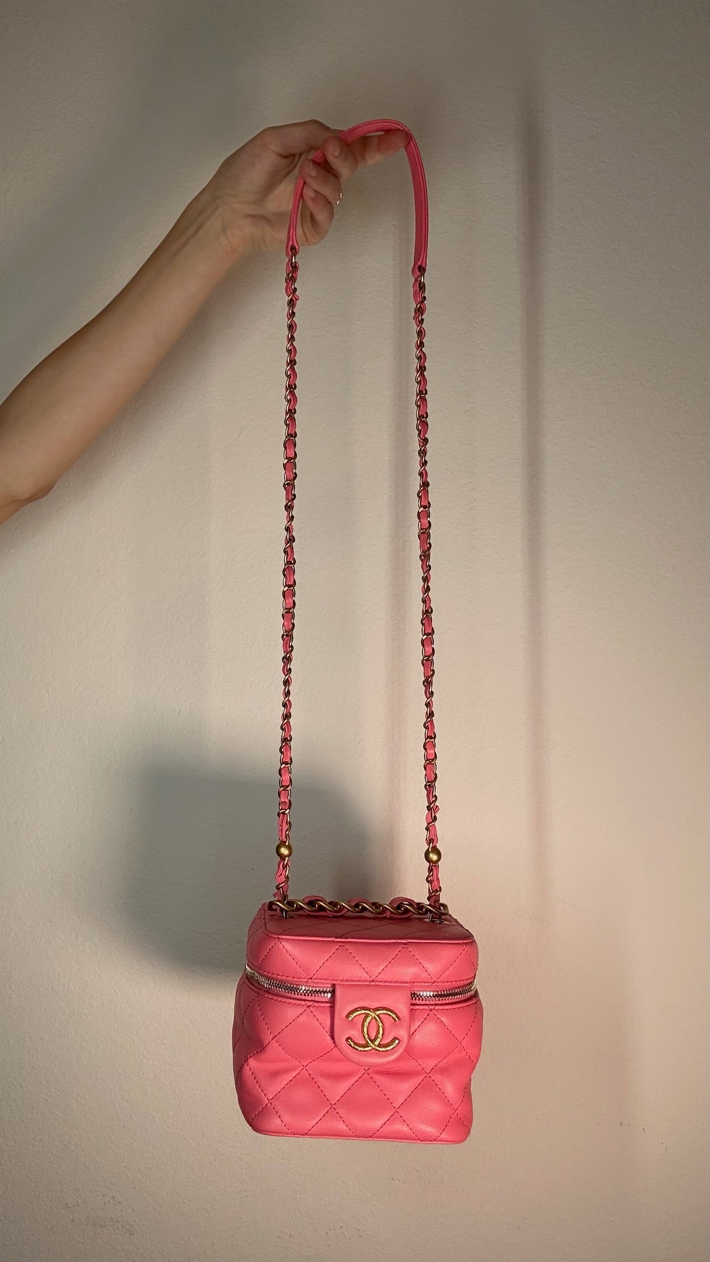 Chanel Pink Vanity Crossbody