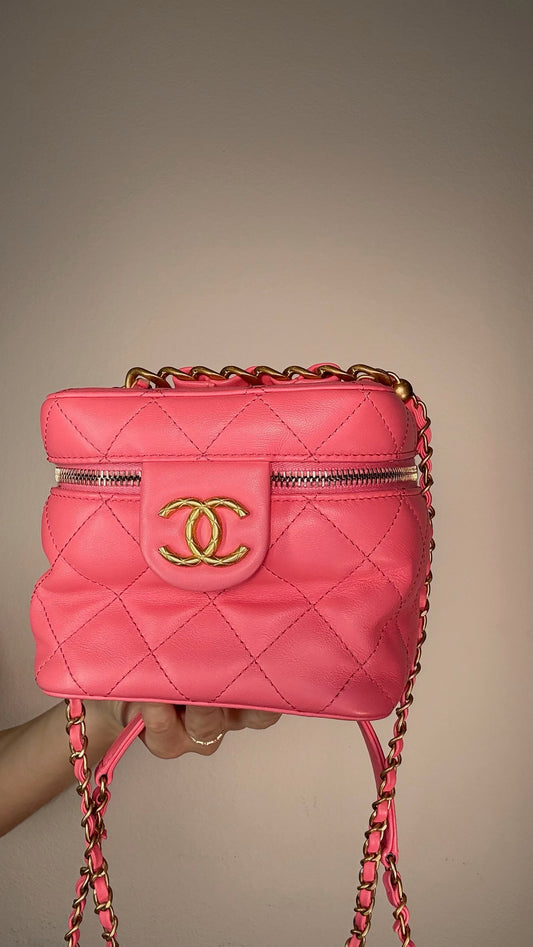 Chanel Pink Vanity Crossbody