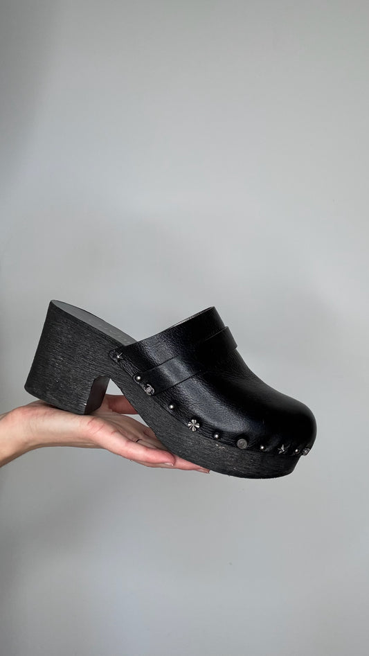 Black Logo Clogs - 10