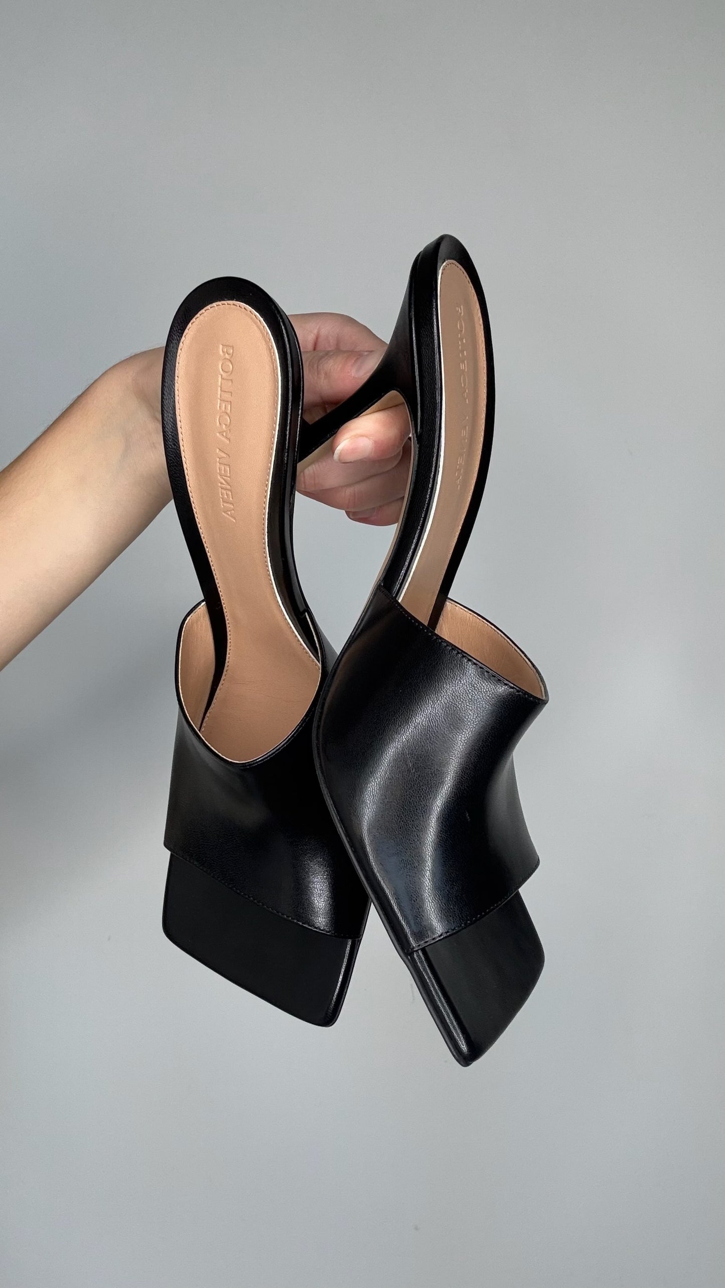 Black Heeled Sandals - 8.5