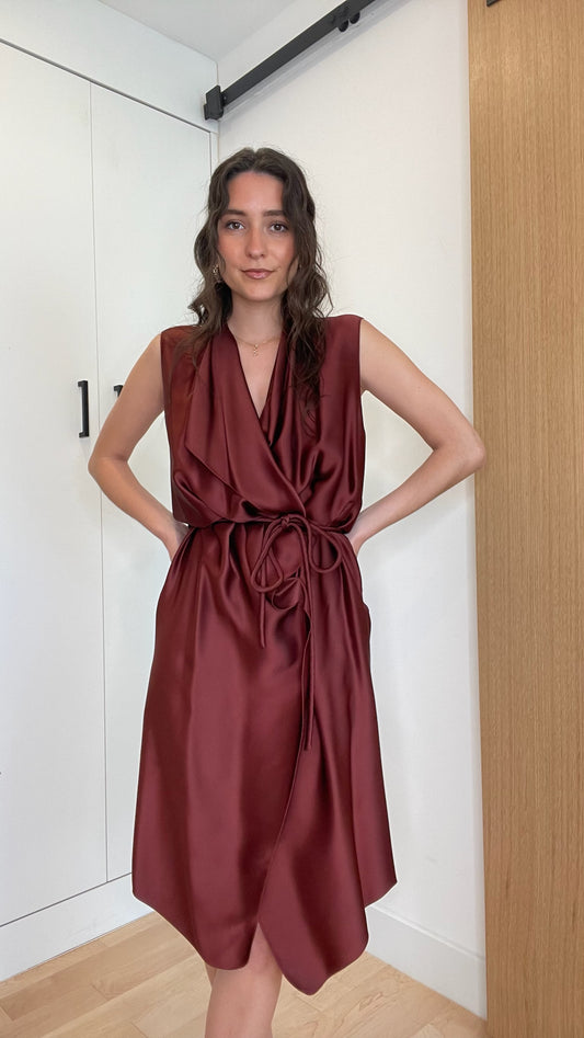 Burgundy Dress - XS/M