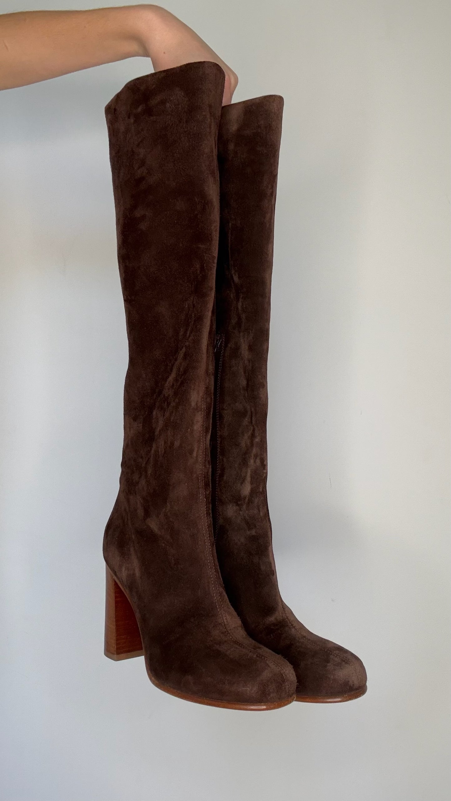 Brown Tall Boots - 8