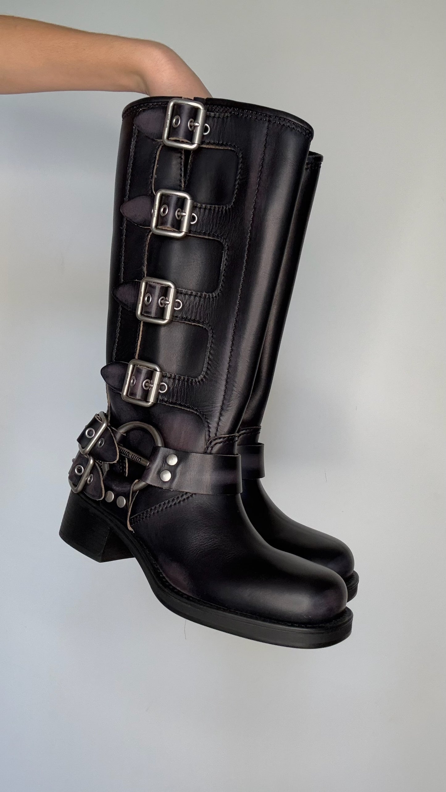 Miu Miu 2024 Moto Boots - 8