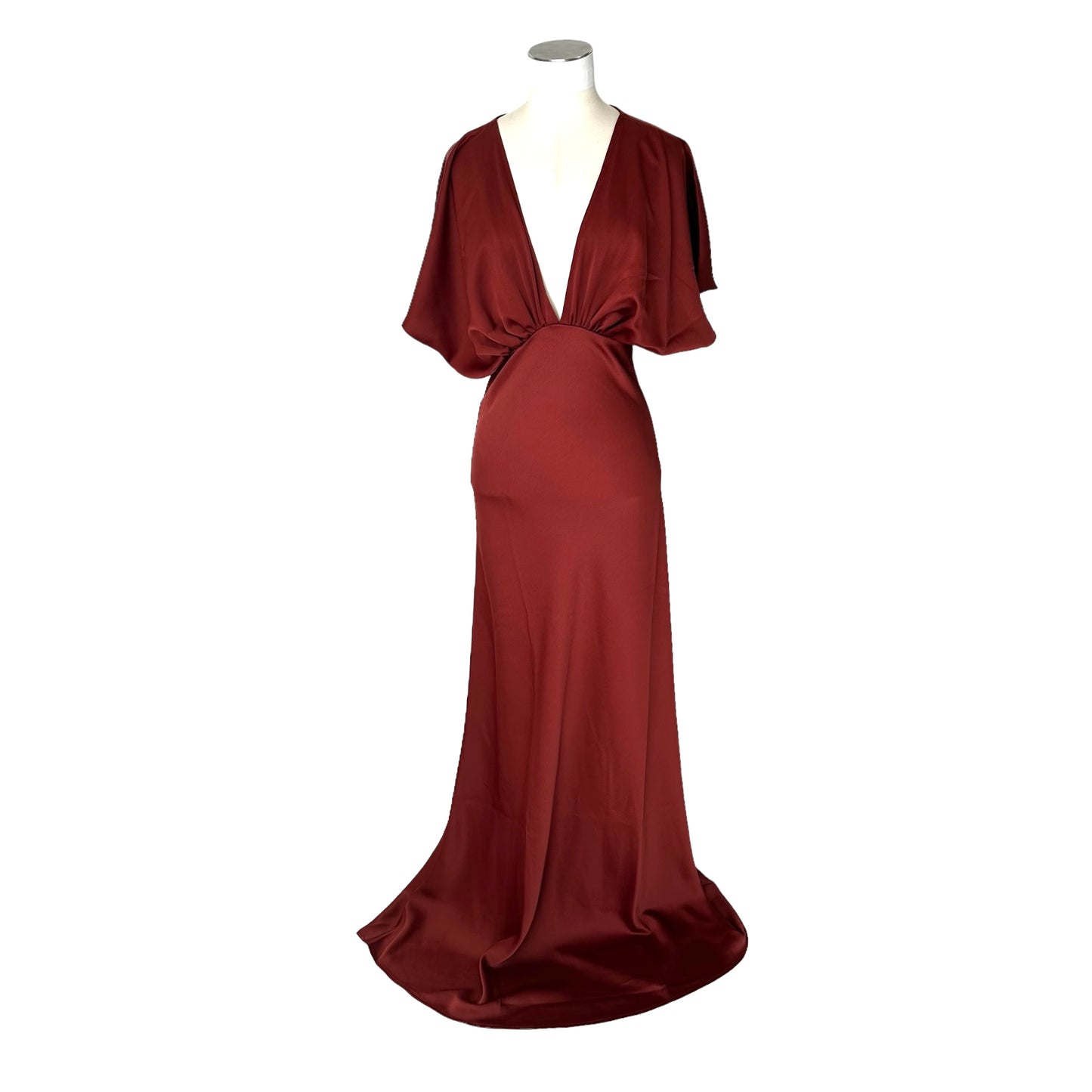 Deep Copper Long Dress - S