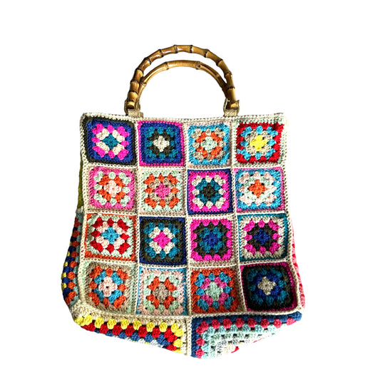 Multicolor Crochet Bag