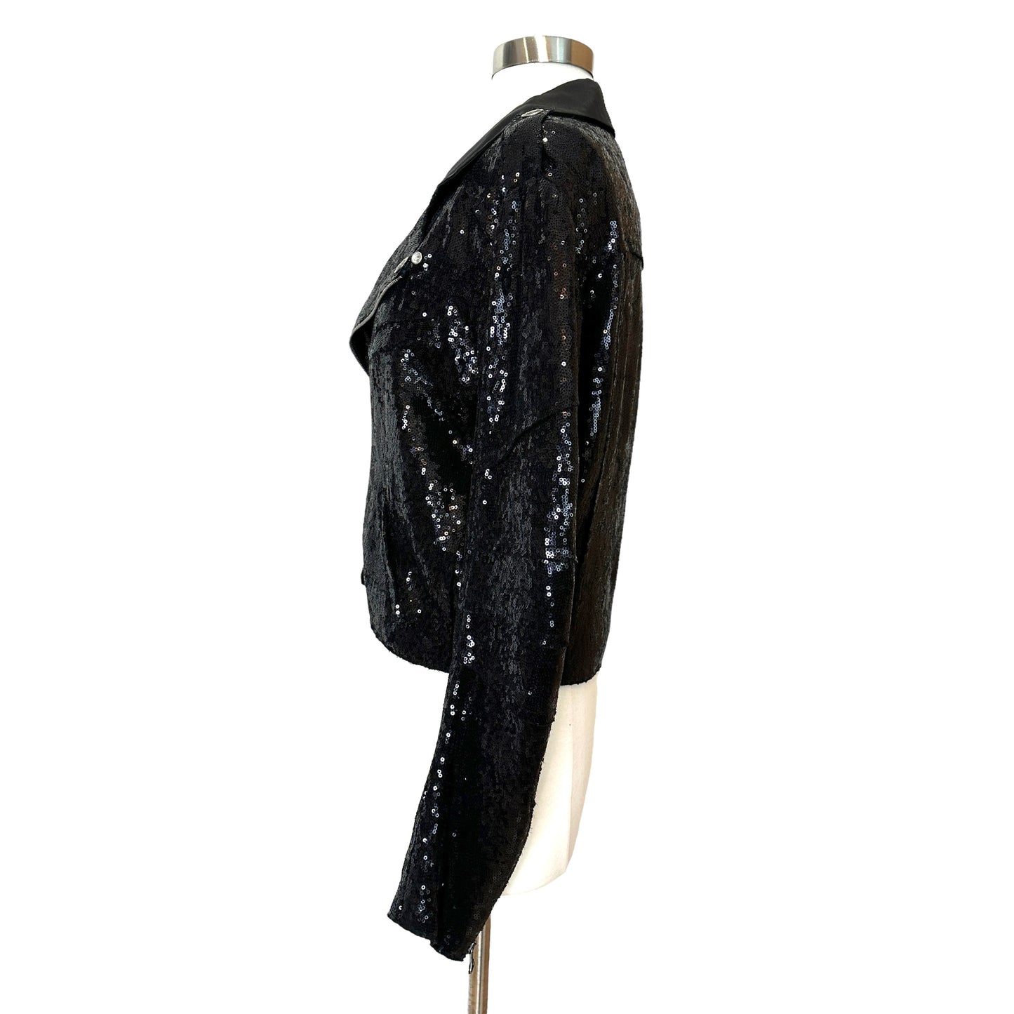 Black Sequin Jacket - M