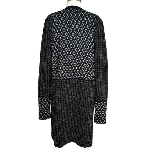 Open Front Sweater - L