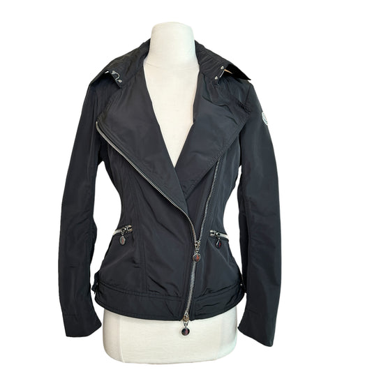 Black Biker Jacket - S/M