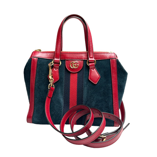 Blue & Red Crossbody Bag