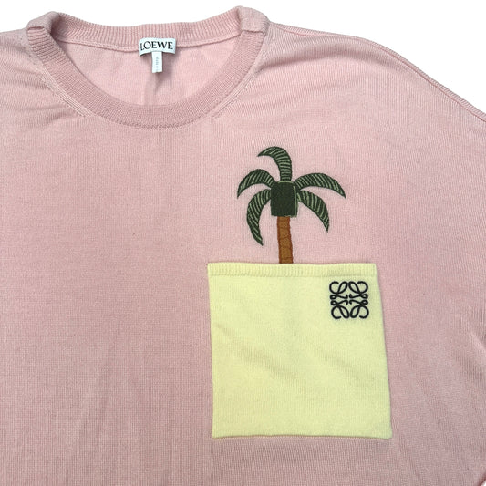 Pink Sweater w/Logo - S