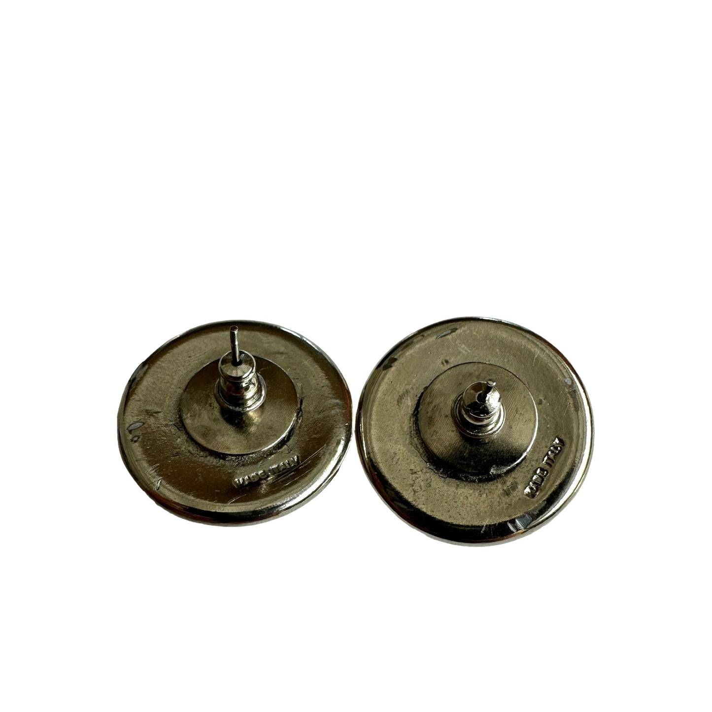 Silver & Gold Stud Earrings