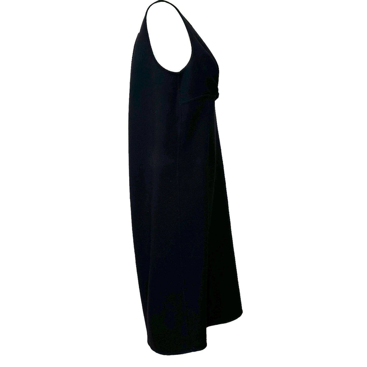 Black Sleeveless Dress - L