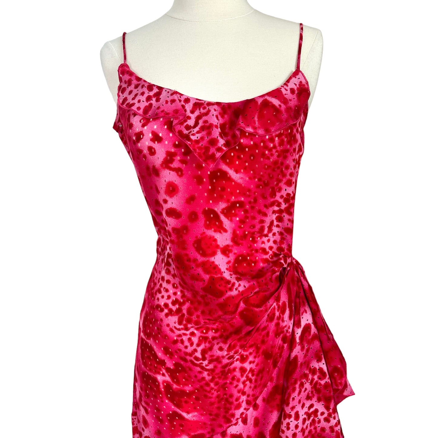 Pink Silk Dress - S