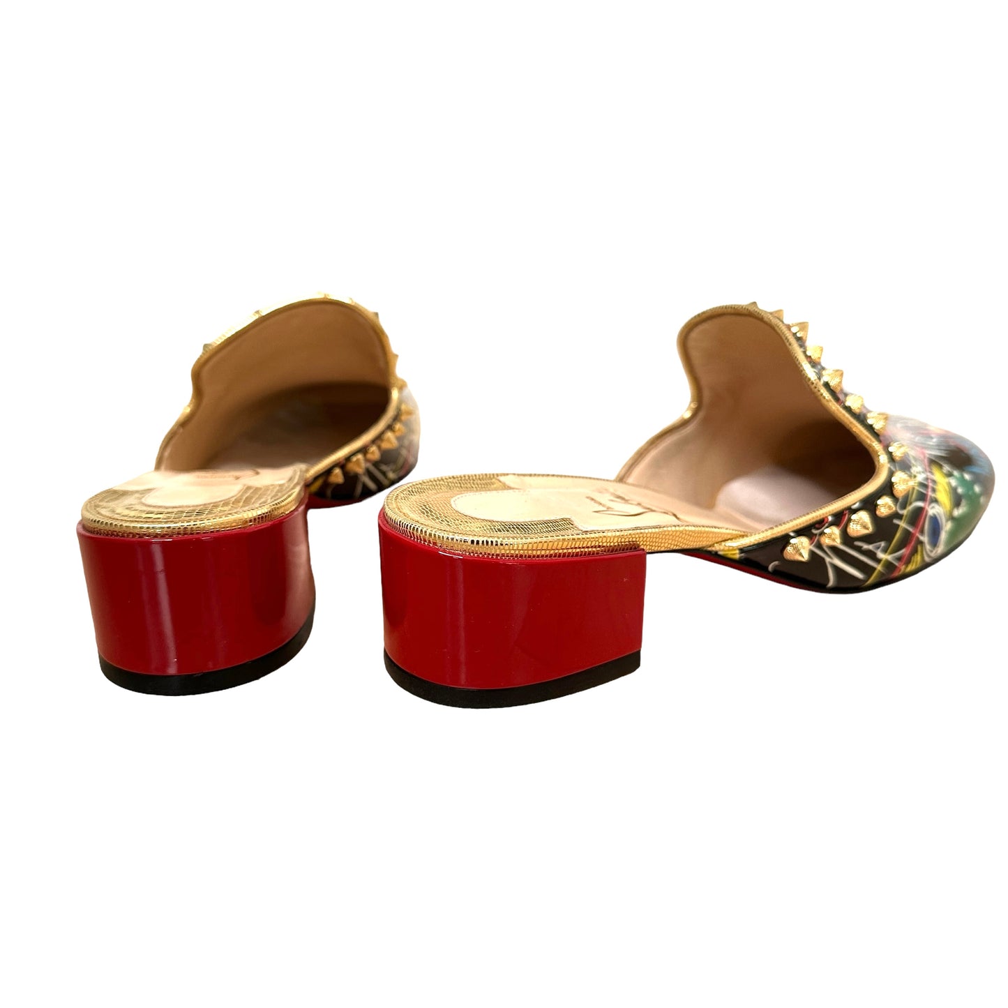Patent Leather Mules - 7.5