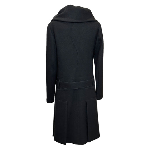 Black Wool Coat - M