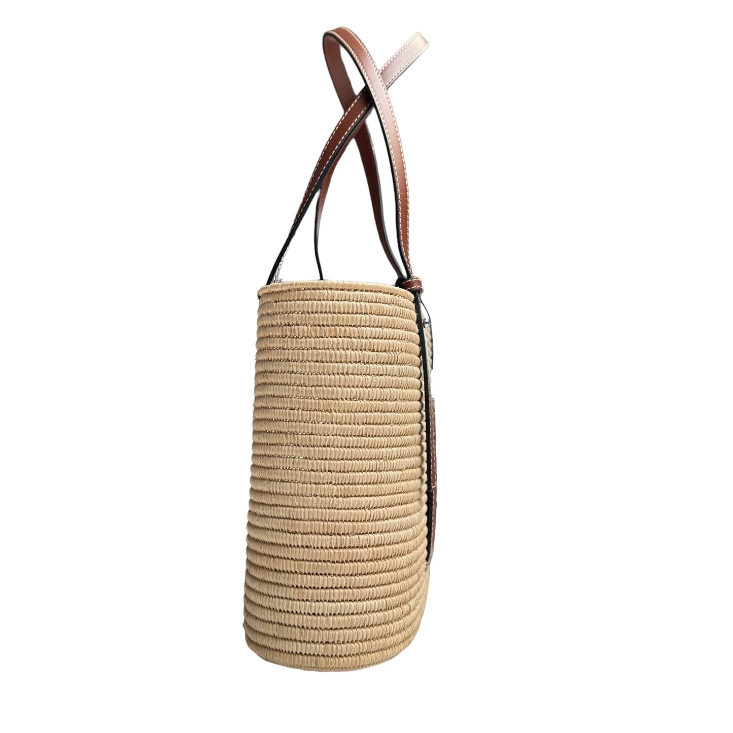 Raffia & Leather Bag