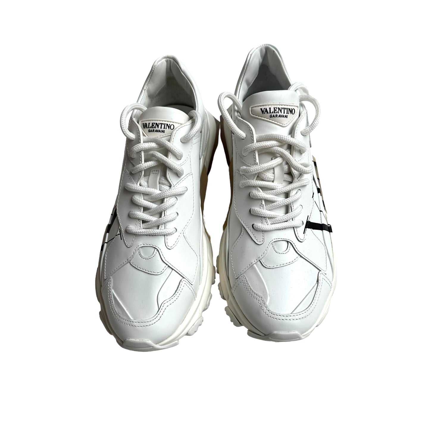 White Logo Chunky Sneakers - 8