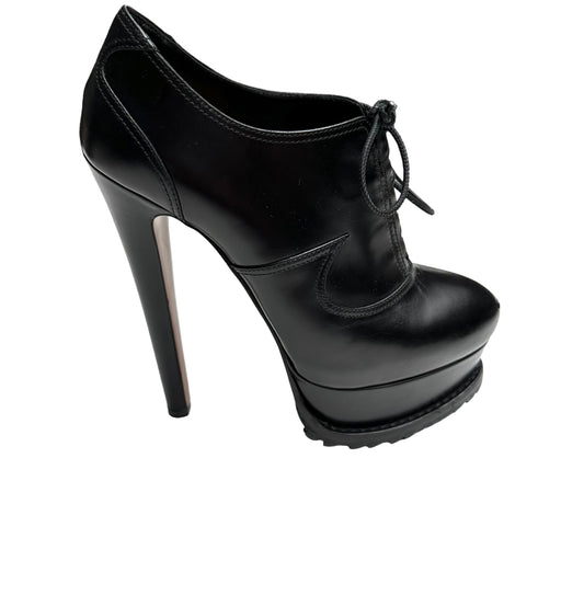 Black Platform Heels - 7