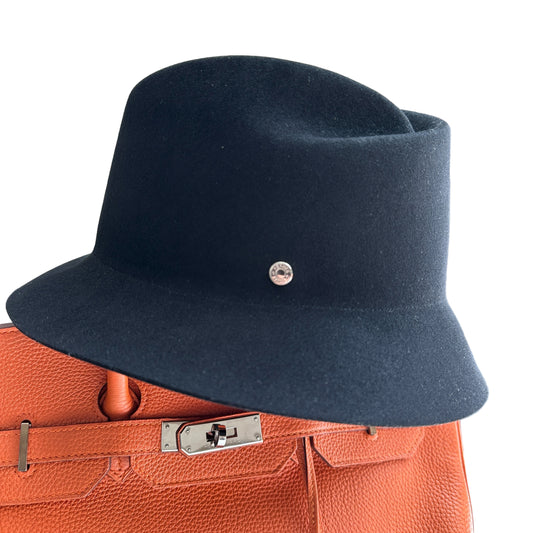 Black Felt Hat - 57