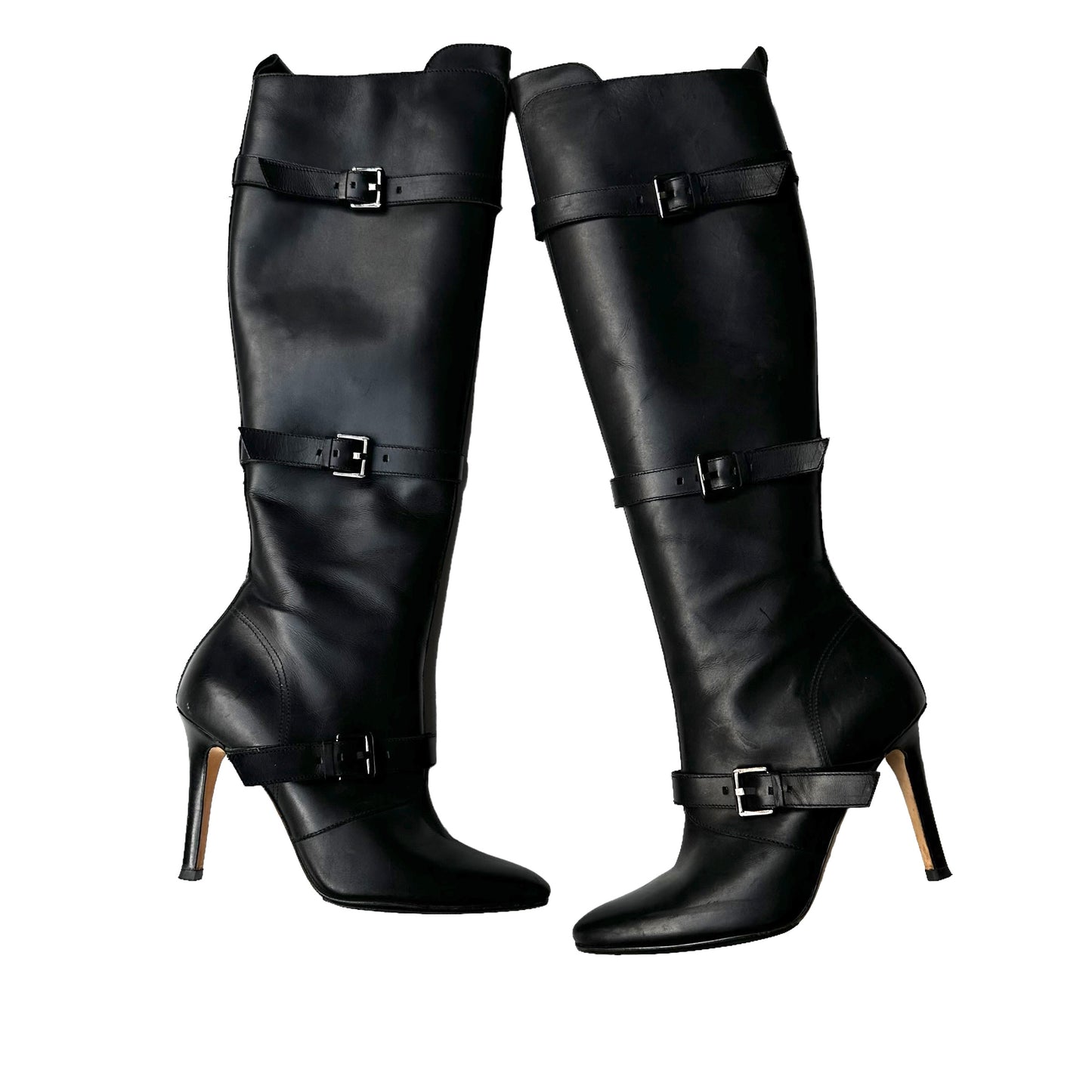 Black Tall Boots - 9