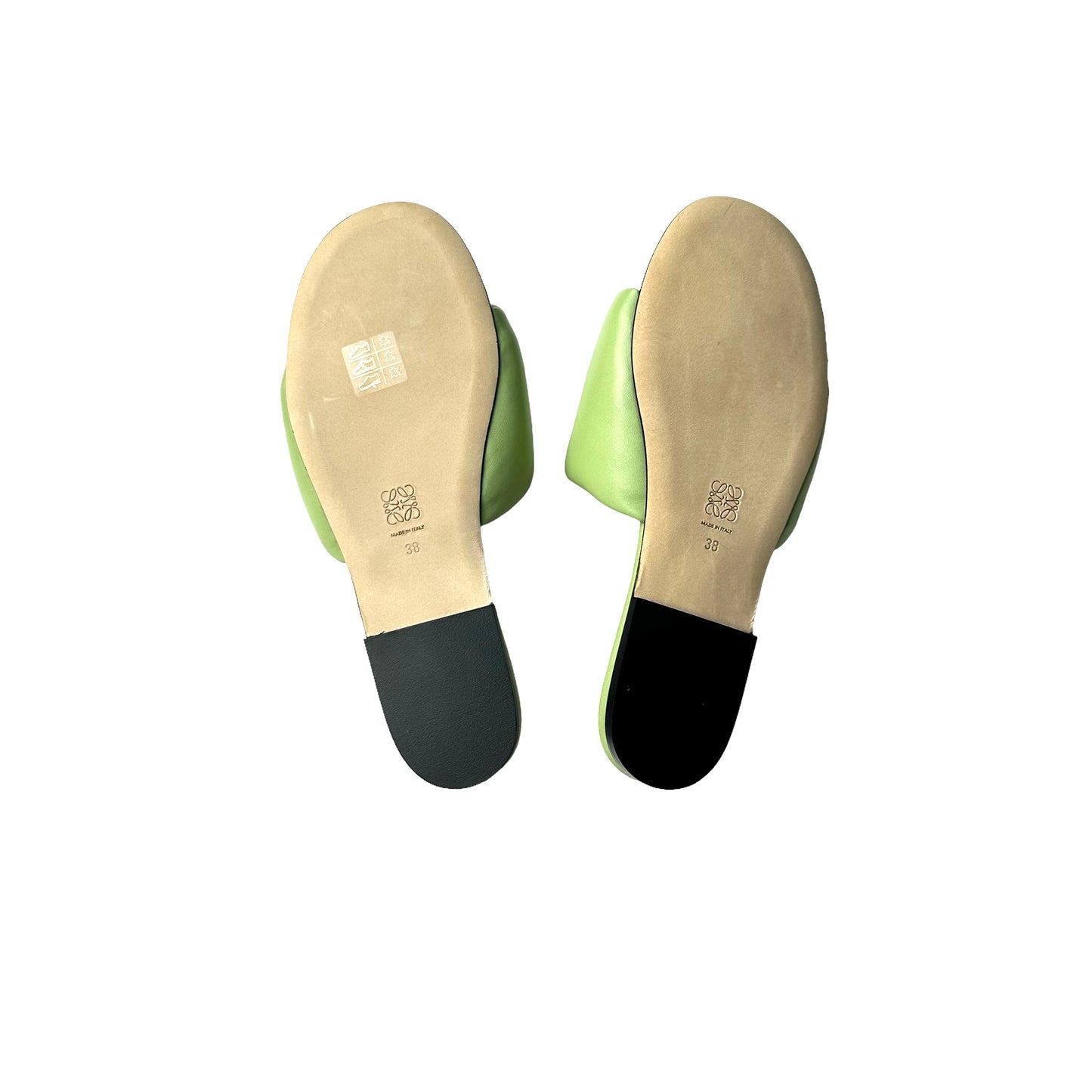 Green Logo Padded Slides - 8