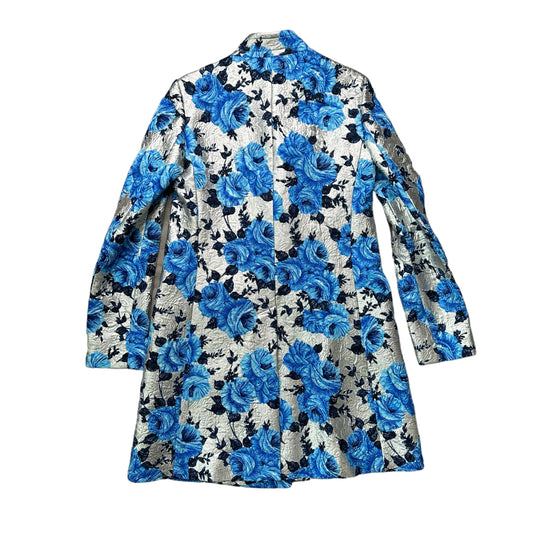 Floral Metallic Coat - XS