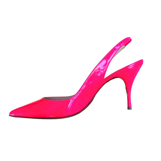 Neon Pink Heels - 8